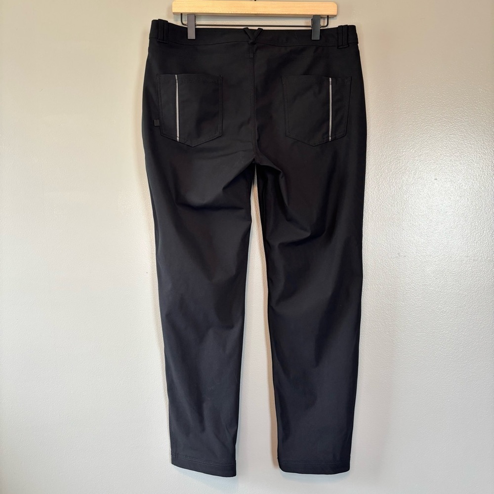Lululemon Day Trip Reflective 5 Pocket Boyfriend Pants Warpstreme Black 35”x28” - Picture 4 of 8